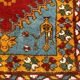 Mid-century Turkish Ushak carpet 144x82cm