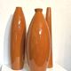 Lot de 3 grands vases céramique, 1980