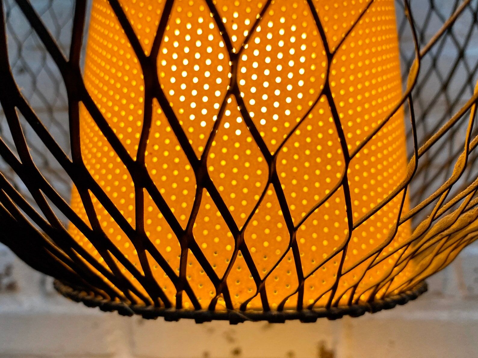 Mid Century gauze Hanging Lamp