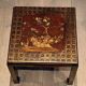 Set of Three Lacquered Nesting Tables with Chinese Decorations, France circa 19