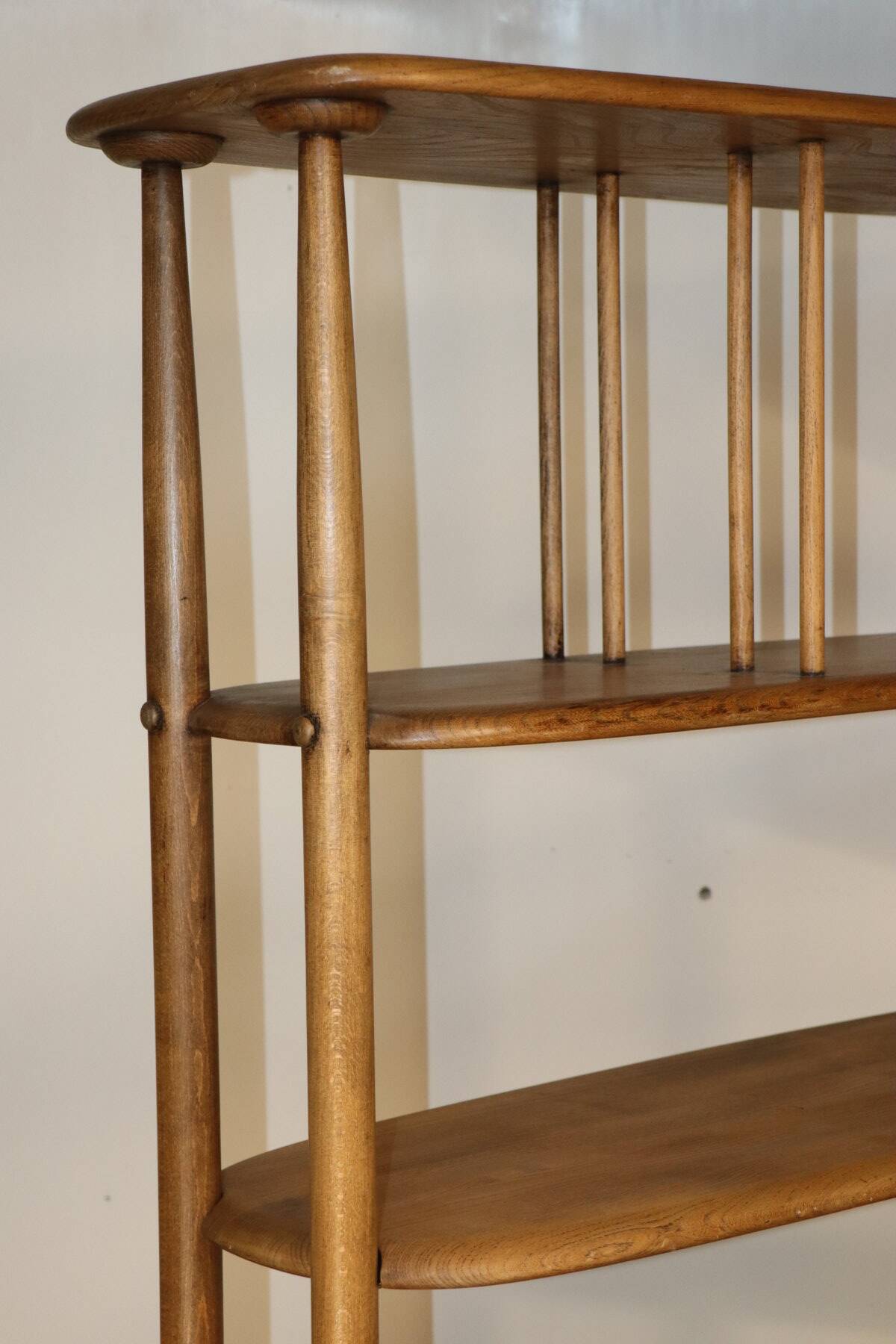 Vintage Ercol wooden bookcase, 1960