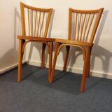 Pair of Baumann bistro chairs