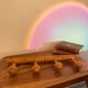 Vintage wall coat rack
