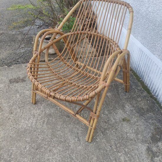 Bamboo armchair