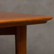 Danish teak side table with pull out tray