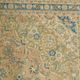 Sky Blue Hand Knotted Antique Vintage Persian Tabriz Rug, 293x407 Cm