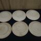 6 plates in earthenware HBCM Creil and Montereau diam 23 cm