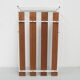 Vintage wall coat rack with 8 hooks and hat shelf