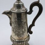 800 silver teapot Italian goldwork 1st half of the 20th century