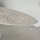 Original Knoll Tulip oval dining table 244x137 Eero Saarinen Arabescato Matt