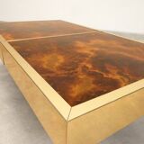 Cofee table with hidden bar by Maison Lancel