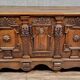 Walnut chest with rich Renaissance-style carvings, 17th century