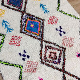 Handmade moroccan berber carpet 244 x 138 cm