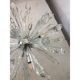 Murano Glass Ice Clear Sputnik Italian Chandelier