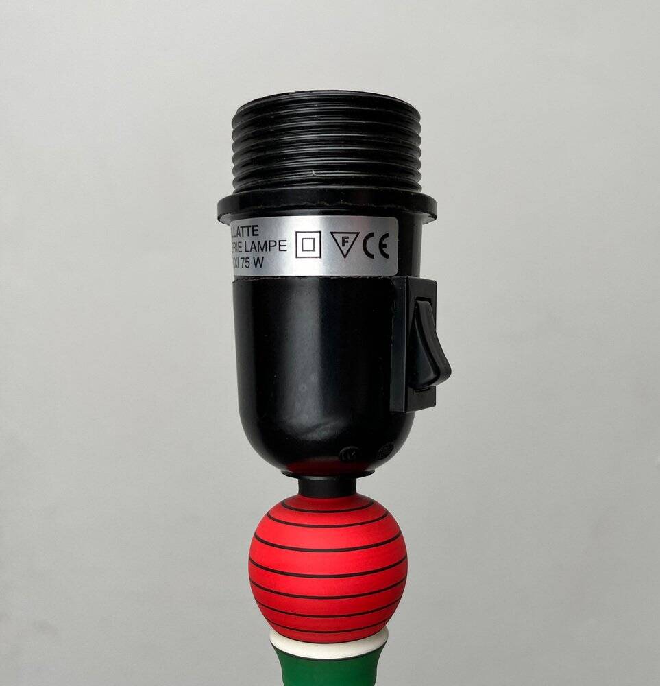 French vintage floor lamp by Olivier Villatte, 1980s.