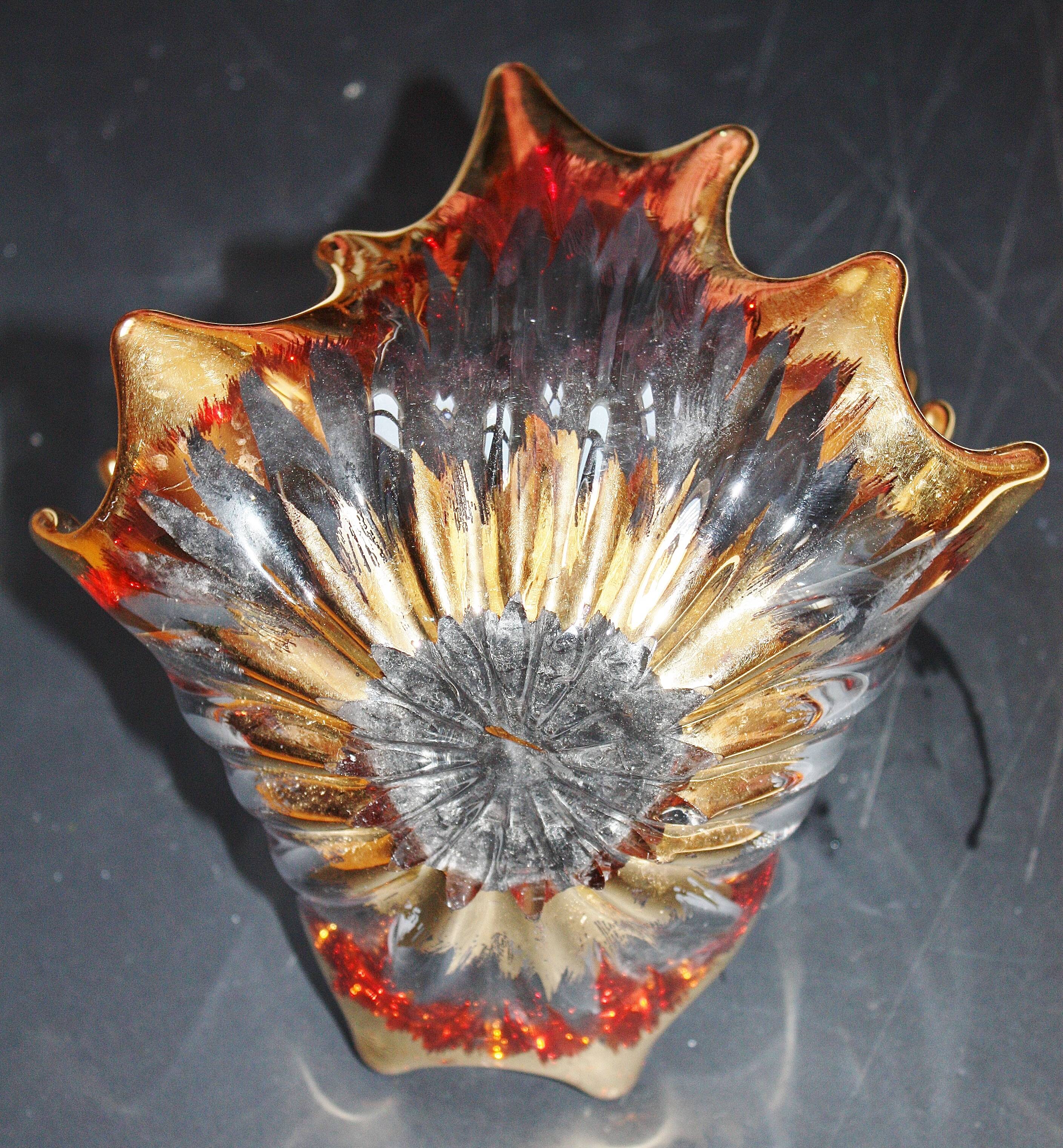 Empty pocket ring in half crystal of Portieux