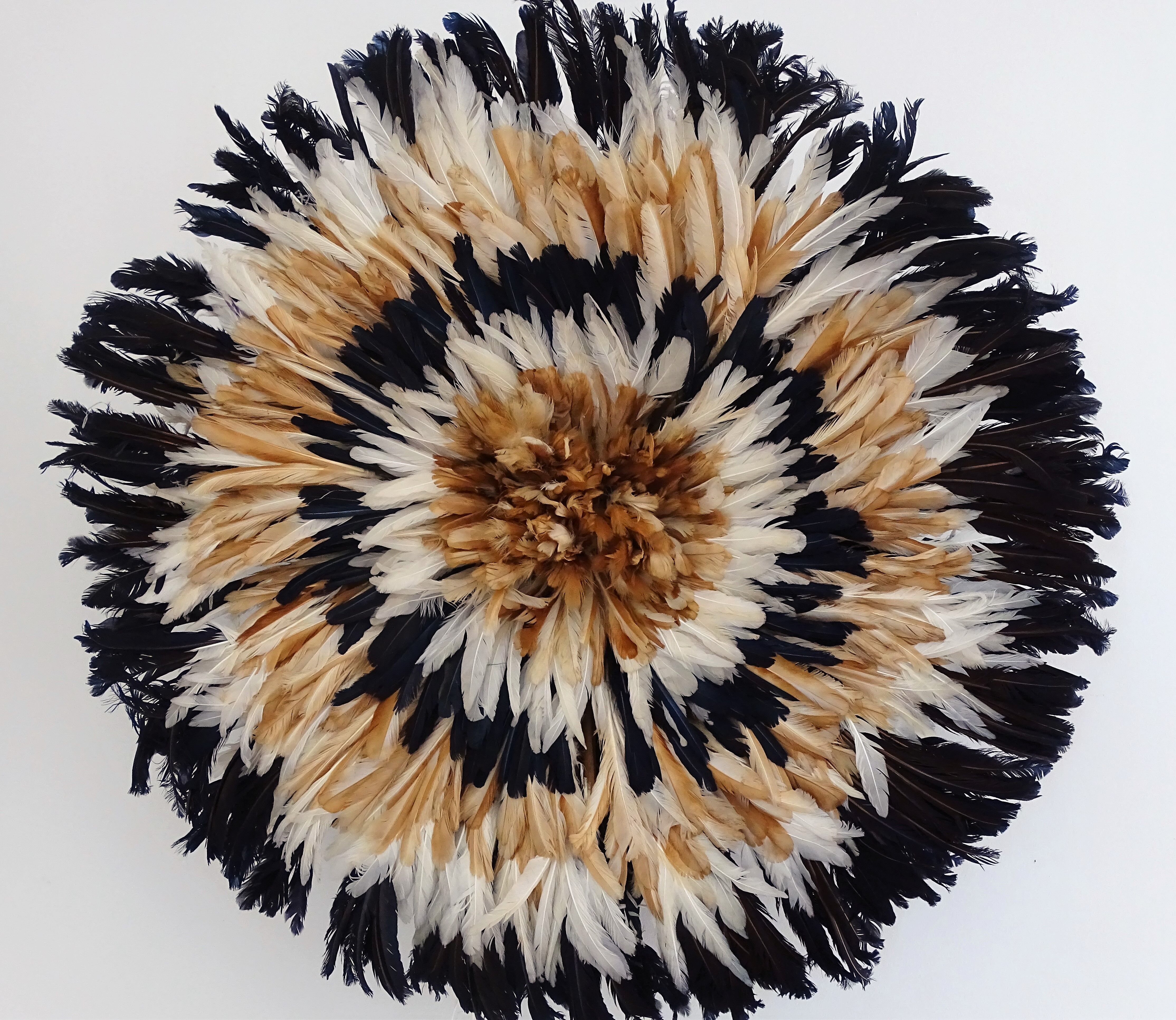 Juju Hat Black White Brown 75 cm