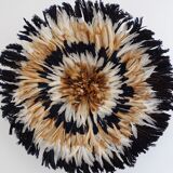 Juju Hat Black White Brown 75 cm