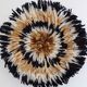 Juju Hat Black White Brown 75 cm