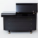 Commode laquée noire laiton signée Pierre Cardin 1980