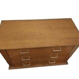 Vintage chest of drawers from the 70s in oak