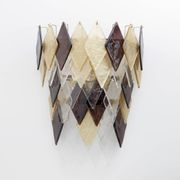 Paire d'appliques modernes italiennes en verre de Murano