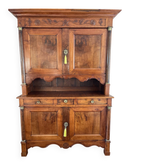 Buffet empire merisier 2 corps