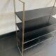 Etagère vintage 1960 String murale noir doré - 60 x 48 cm