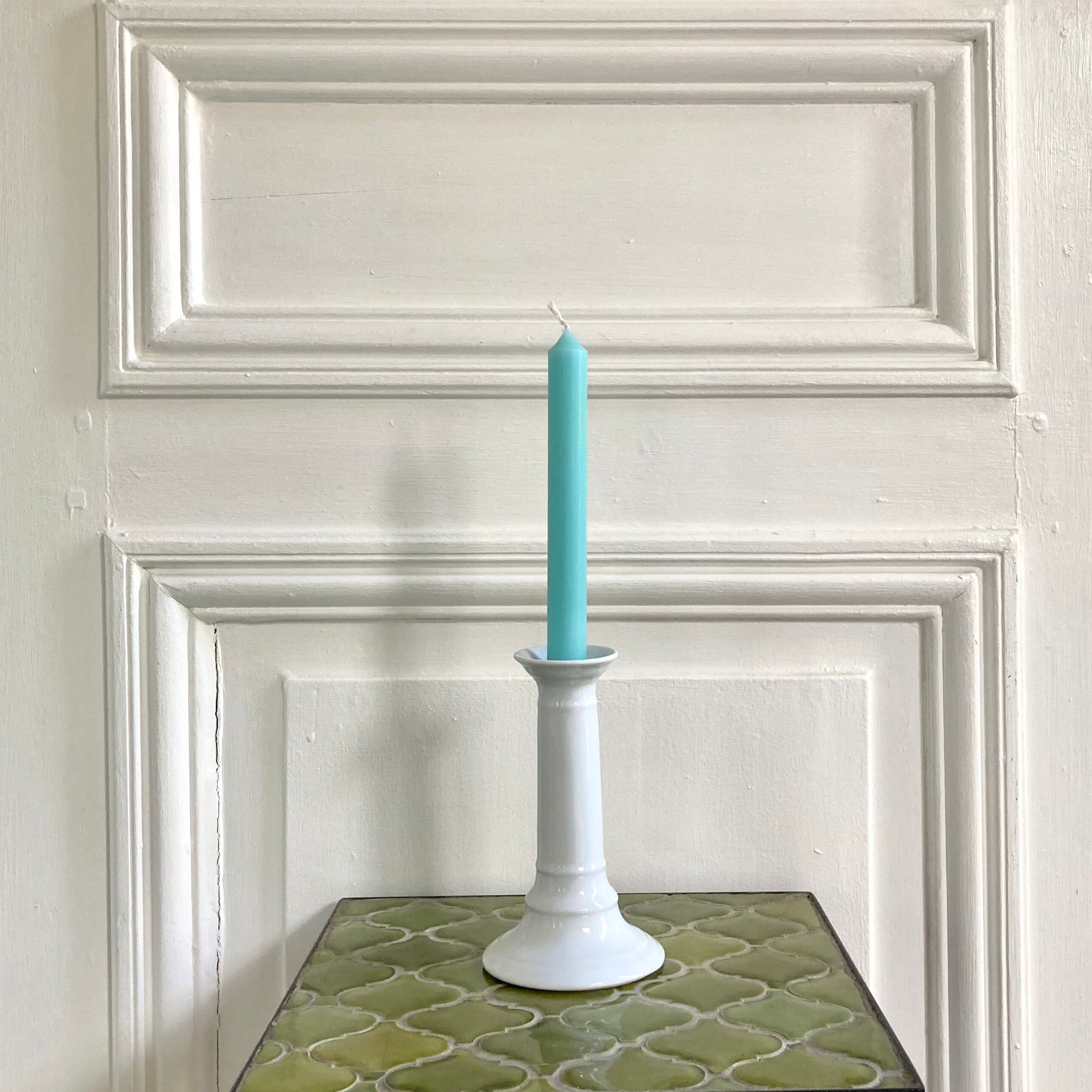 Limoges porcelain candle holder