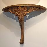 Baroque console old woodwork and gilding