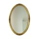 Hollywood Regency Golden Mirror Oval Deknudt Classic