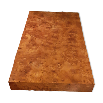 Coffee table in elm magnifying glass