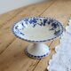 Antique Dresden porcelain compote in blue and white – Fruit bowl