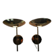 Estiluz - 2 x wall lamp - brass - Hollywood Regency style - Spain - 80s