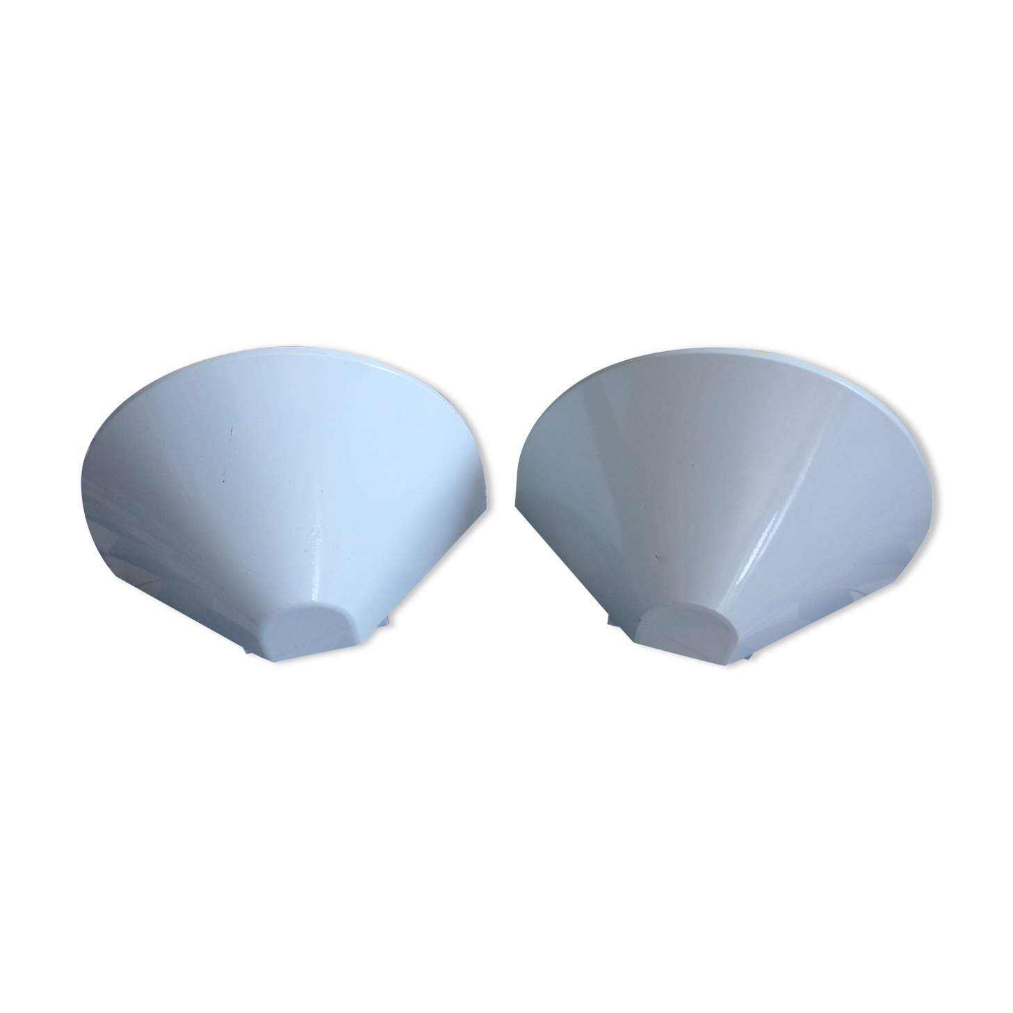 Pair of Philips Cone wall lamps