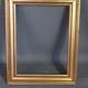 Frame hollow edges gilded wood gold leaf 28.5x22.5 foliage 23.9x18 cm sb