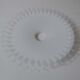 Lampshade in opaline glass white vintage