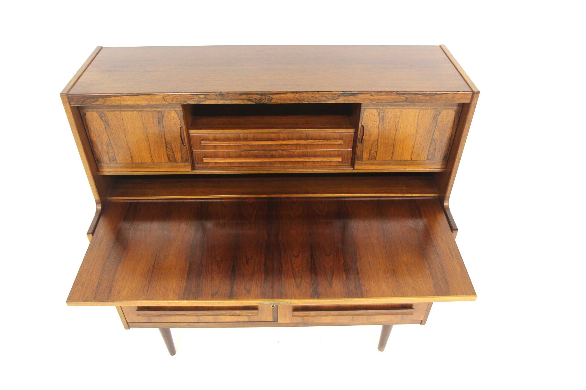 Rosewood secretary desk, Sigfrid Omann, Denmark, 1960