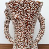 Vintage glazed ceramic vase - Fat Lava