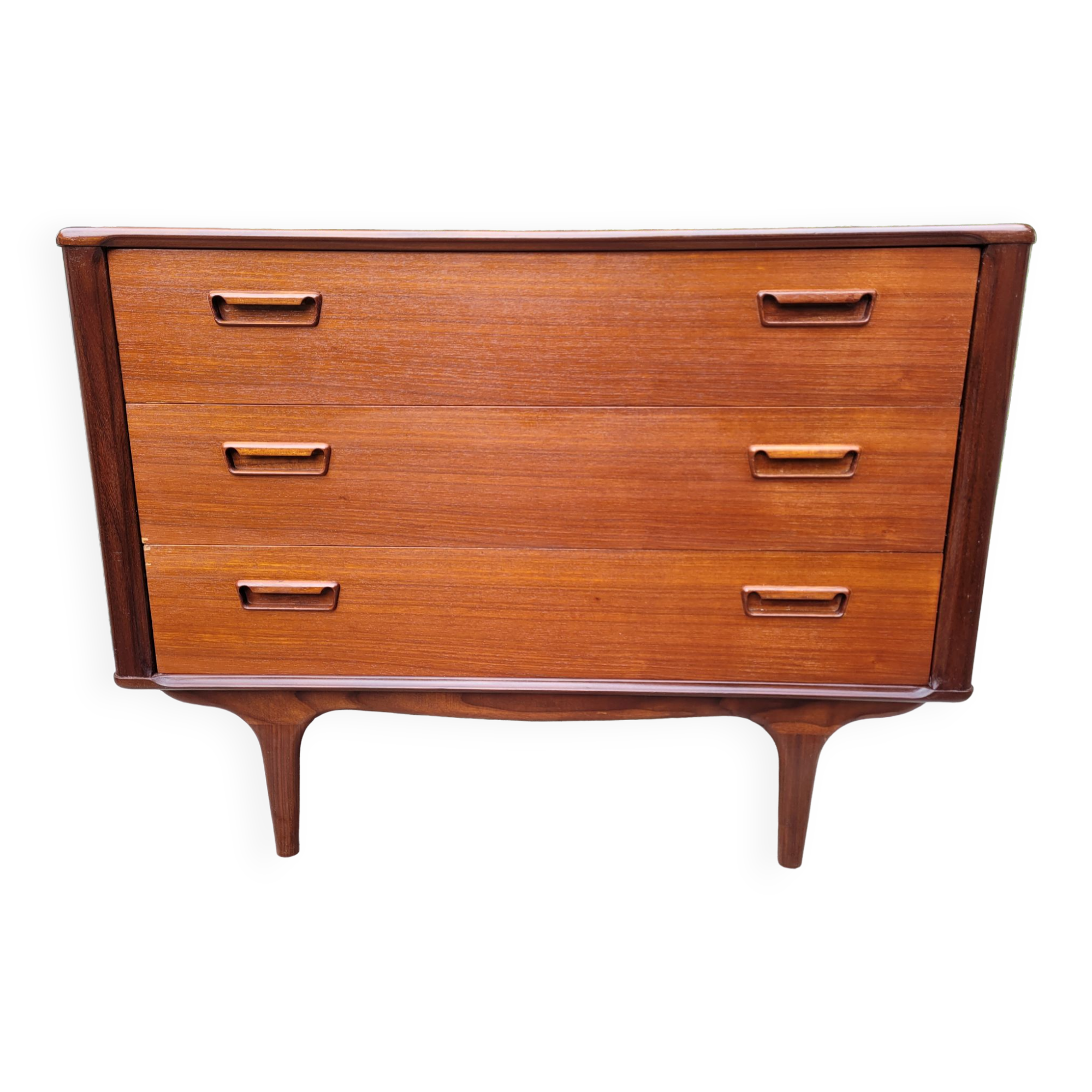 Vintage teak chest of drawers