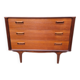 Vintage teak chest of drawers