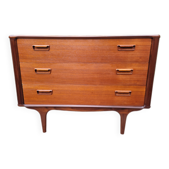 Vintage teak chest of drawers