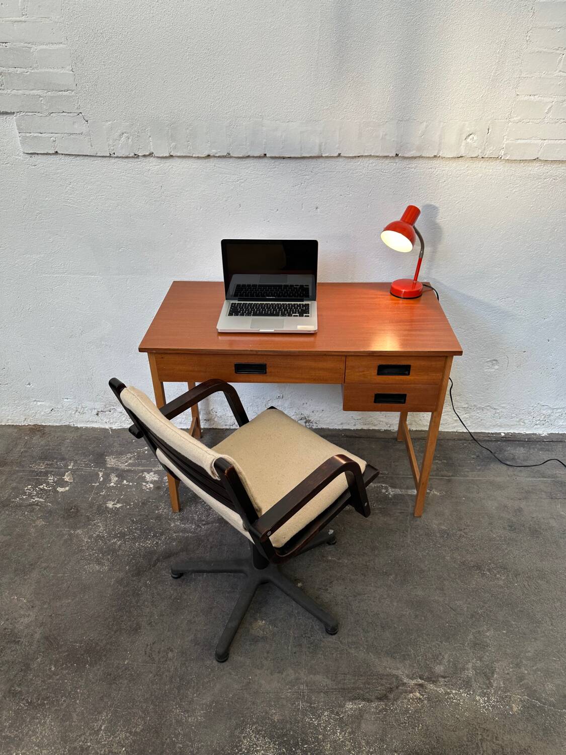 Scandinavian teak desk