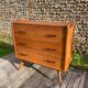 Commode vintage 1960 en chêne clair