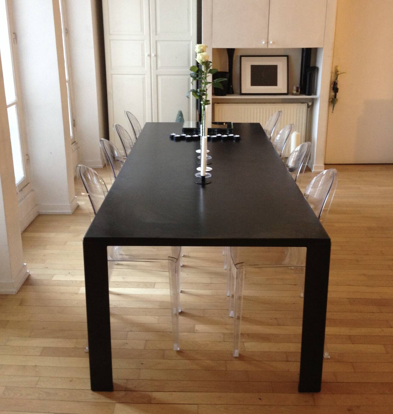 Zeus rectangular table, Big Irony metal / Maurizio Peregalli, 2000