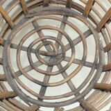 Rattan wastepaper basket