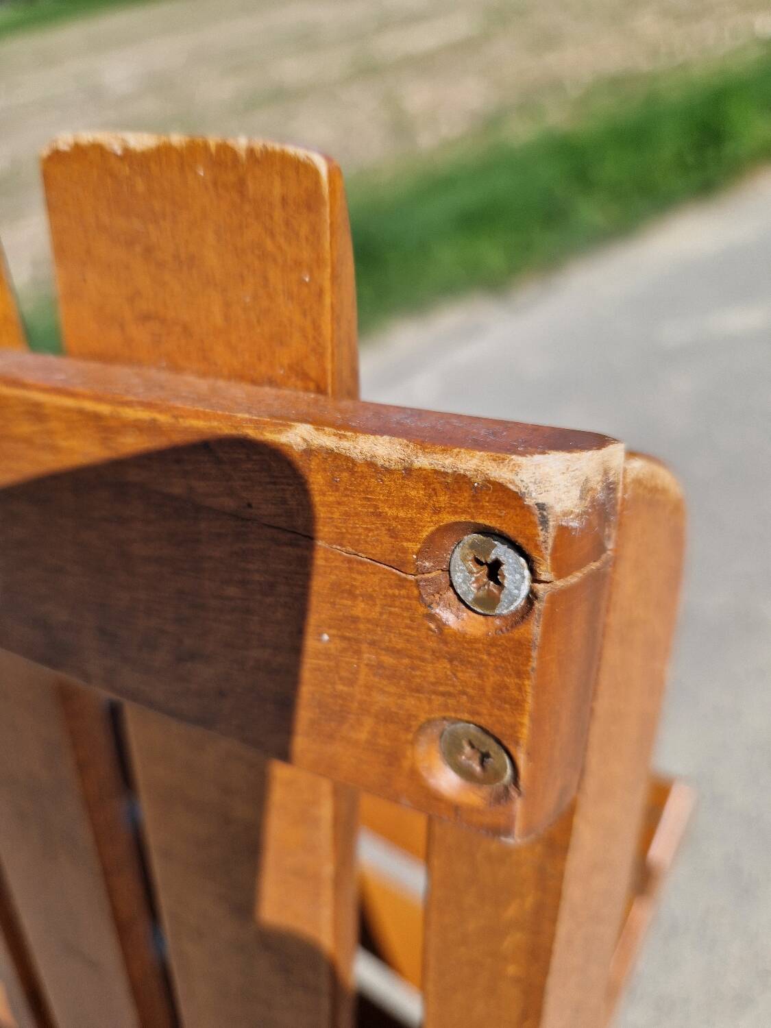 Old scissor chair