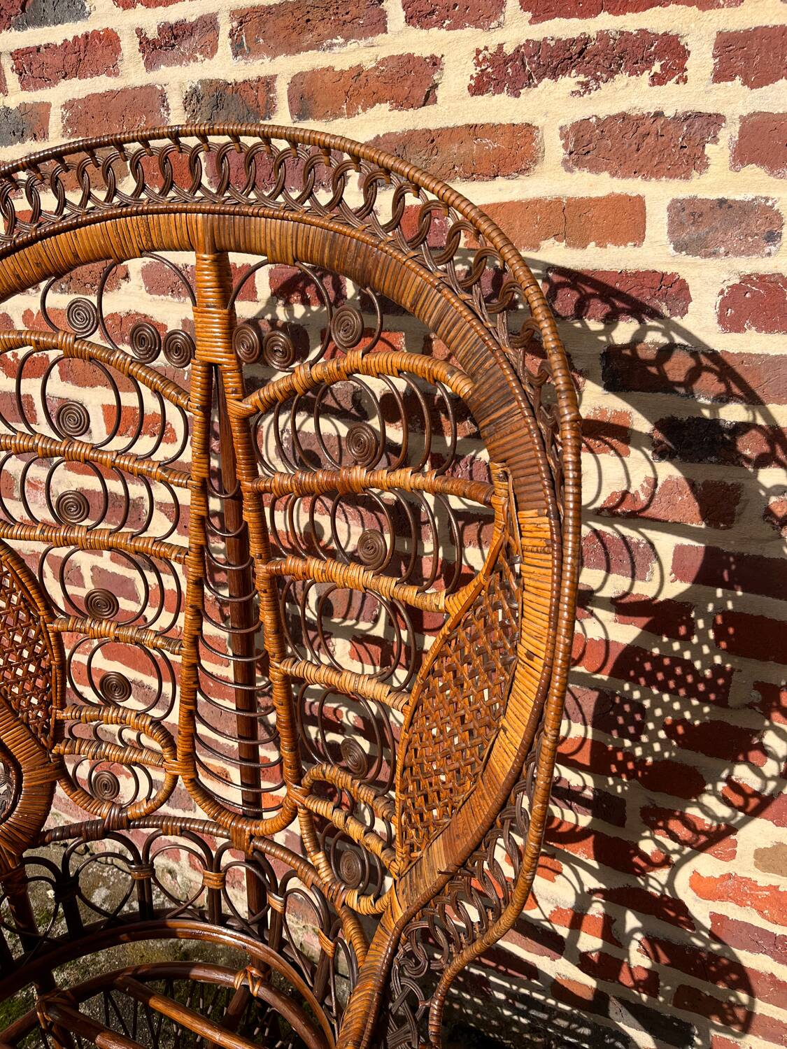 Emmanuelle rattan armchair