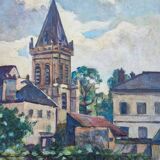 Peinture à l'huile - par H.Guignabaude