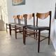 Set 4 chaises italiennes Gianfranco Frattini